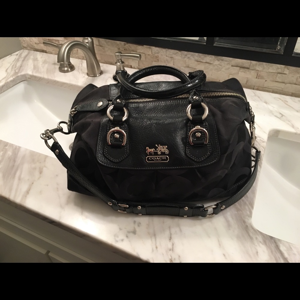 Coach Black Satchel